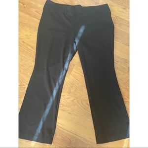 Simply Vera Wang Black Ponte Bootcut Dress Pant Size CL